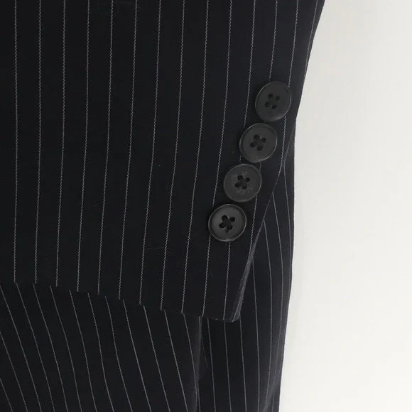 Jack Victor 2-Piece Wool Suit Dark Blue Stripe‎ 41L 35x31